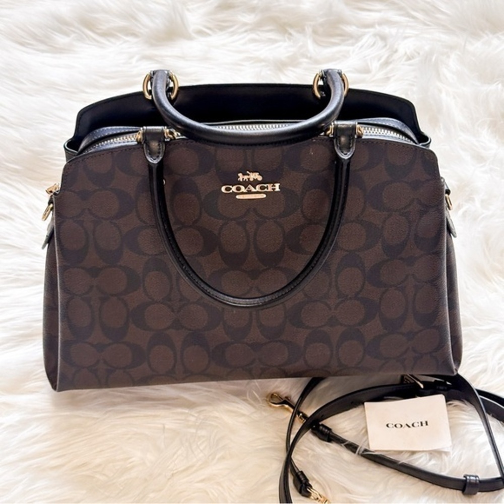 Coach Lillie Carryall In Signature Canvas handbag